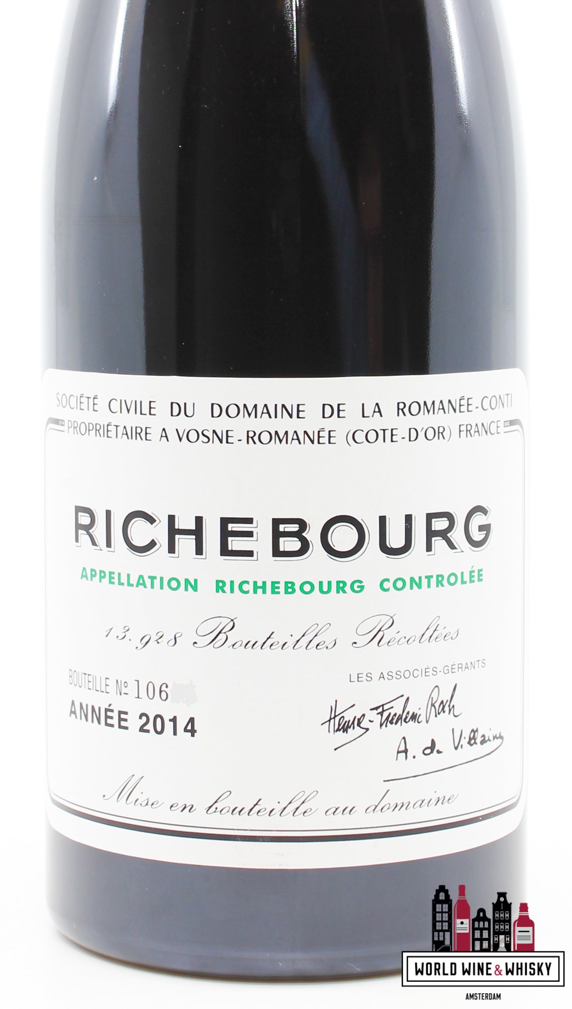 Domaine de la Romanée-Conti (DRC) - Richebourg 2014 - WORLD WINE WHISKY 