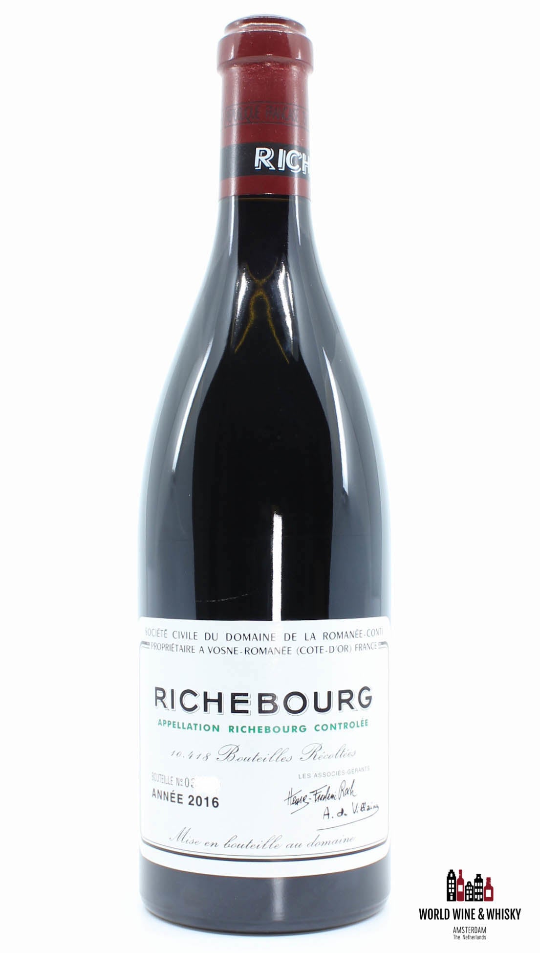 Domaine de la Romanée-Conti (DRC) - Richebourg 2016 (in OWC) - WORLD WINE WHISKY 