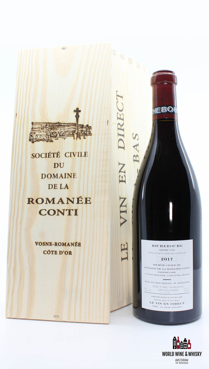 Domaine de la Romanée-Conti (DRC) - Richebourg 2017 (in OWC) - WORLD WINE WHISKY 