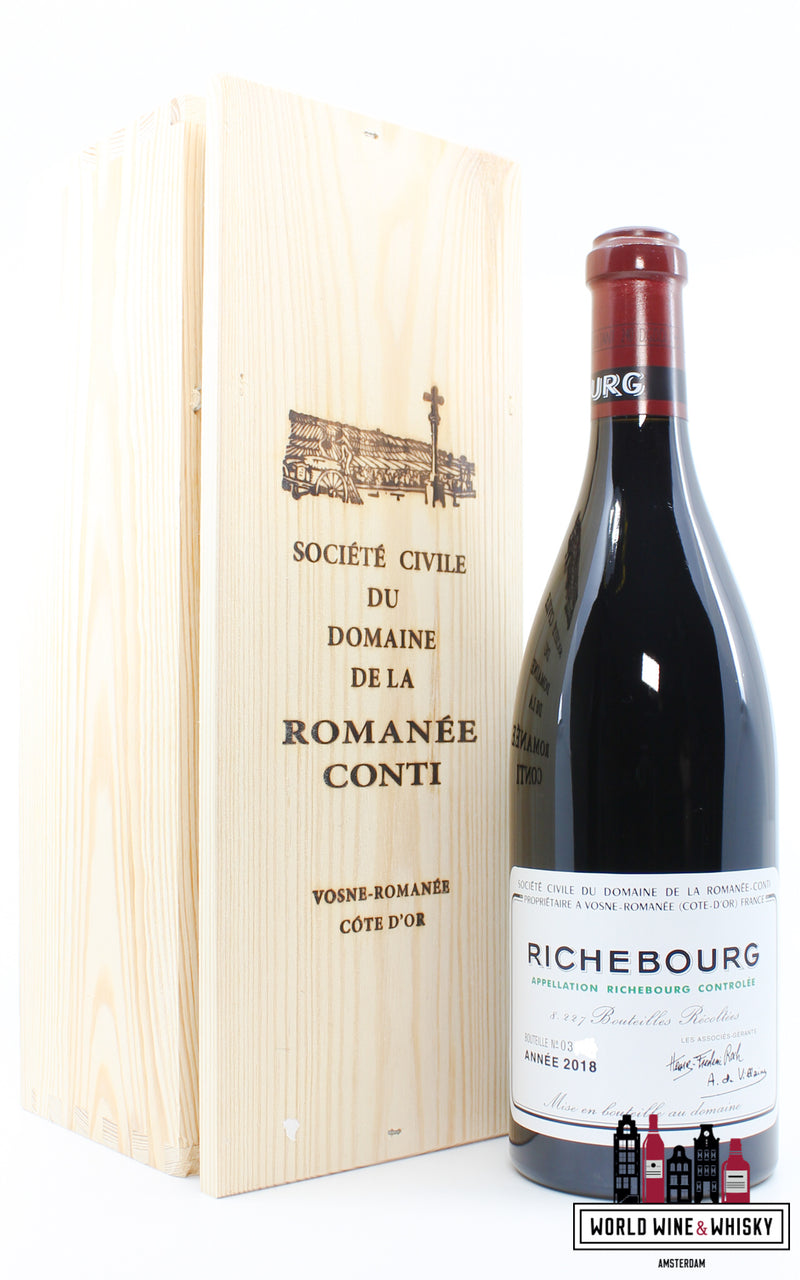 Domaine de la Romanée-Conti (DRC) - Richebourg 2018 (in OWC) - WORLD WINE WHISKY 