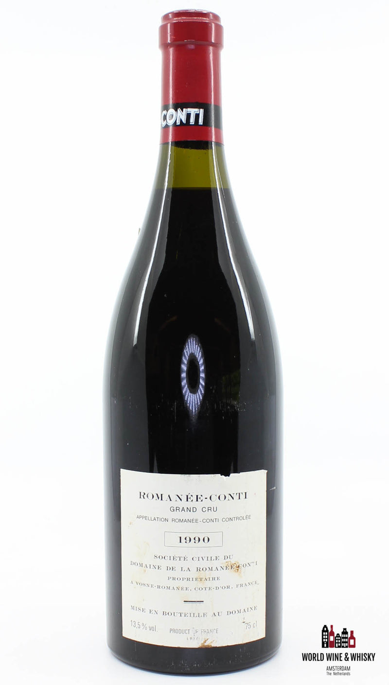 Domaine de la Romanée Conti (DRC) - Romanée-Conti 1990 - Inspected by Chai Consultant/WineFraud - WORLD WINE WHISKY 