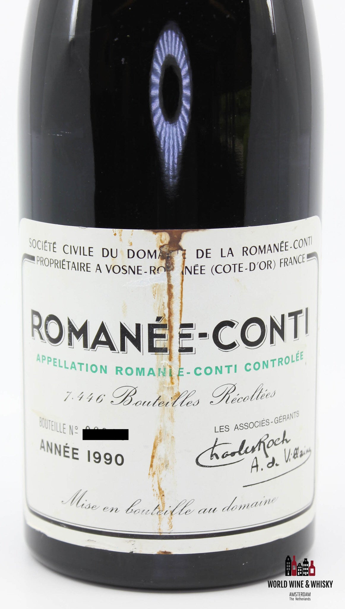 Domaine de la Romanée Conti (DRC) - Romanée-Conti 1990 - Inspected by Chai Consultant/WineFraud - WORLD WINE WHISKY 