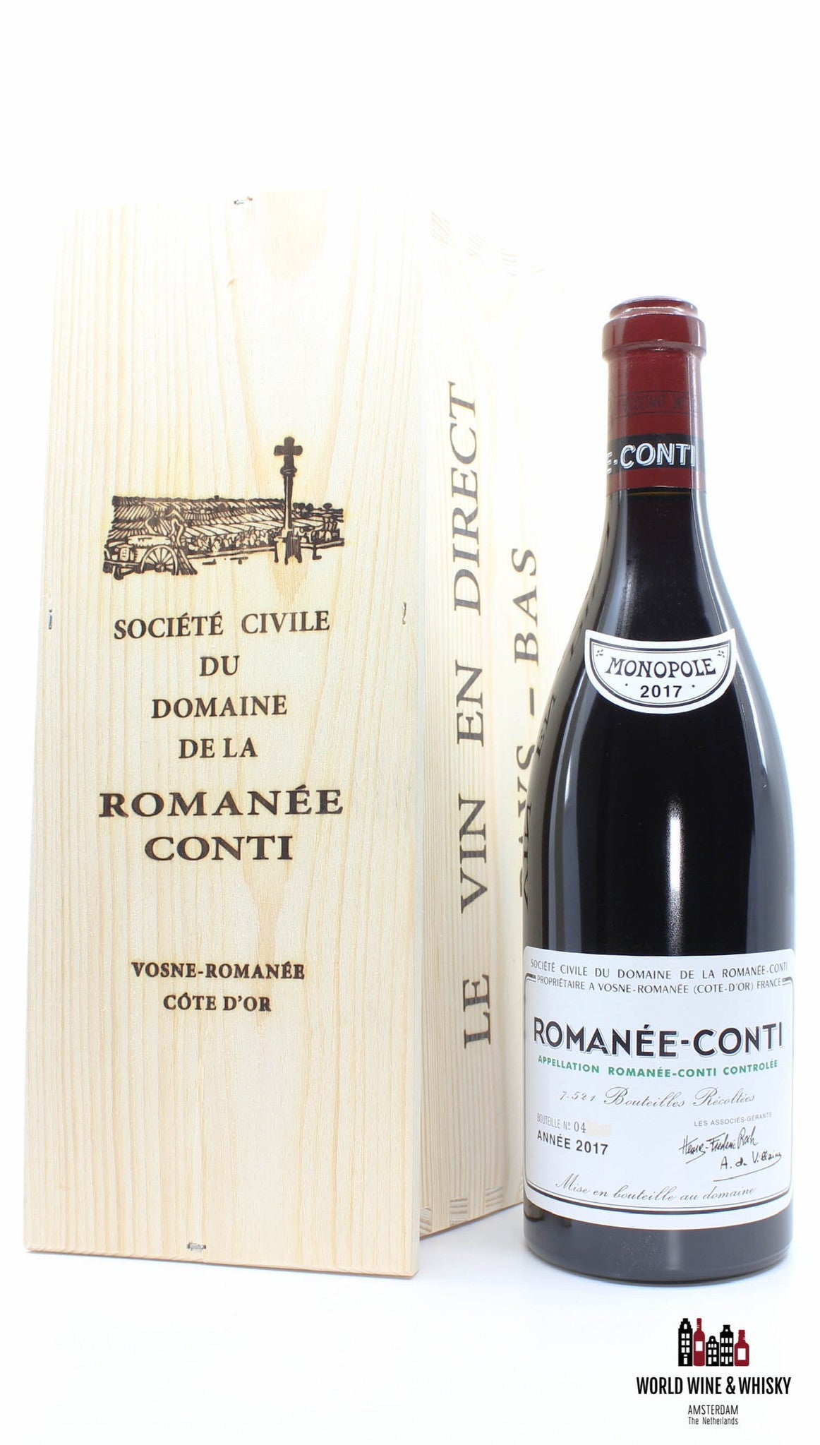 Domaine de la Romanée-Conti (DRC) - Romanée-Conti 2017 (in OWC) - WORLD WINE WHISKY 