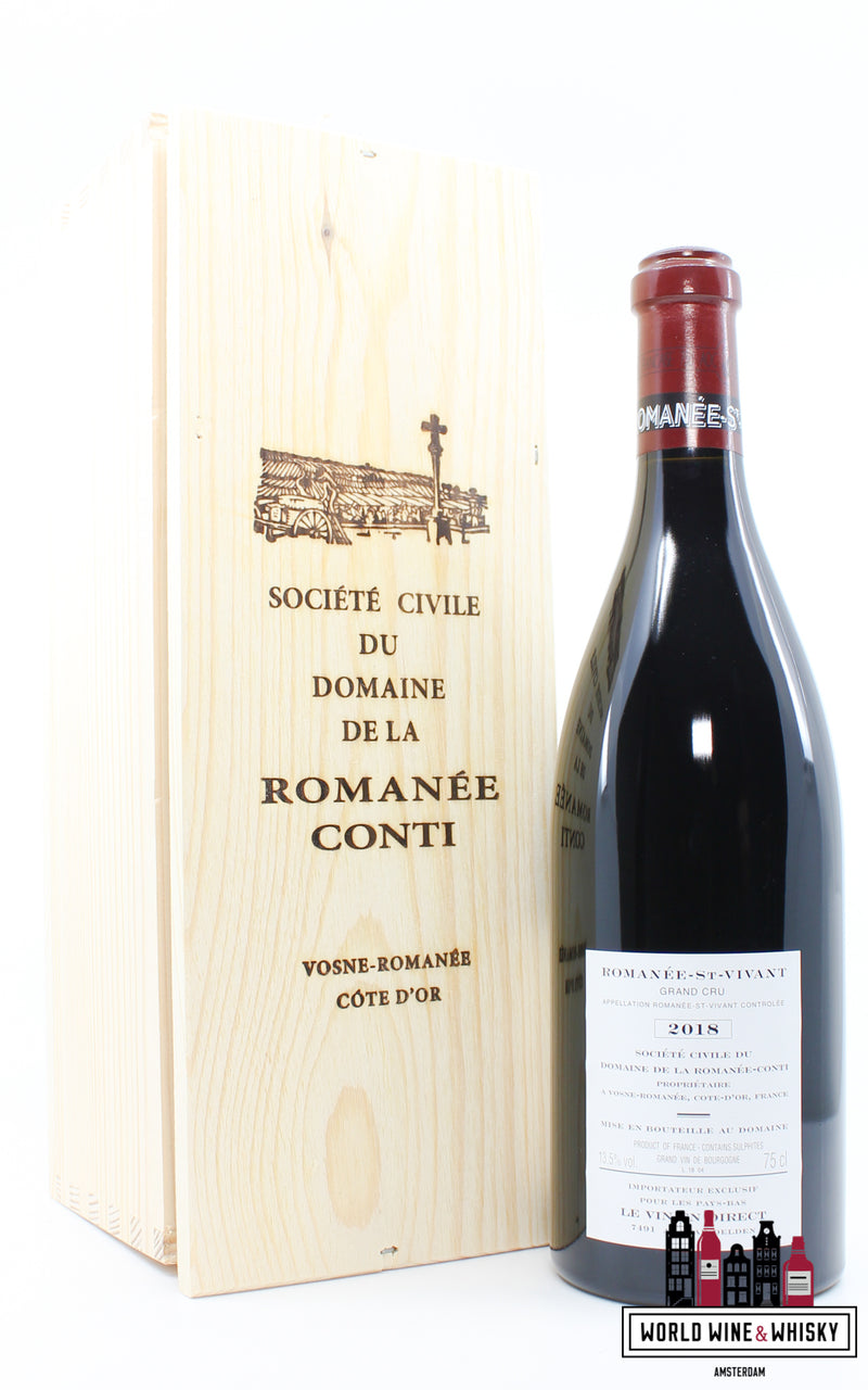 Domaine de la Romanée-Conti (DRC) - Romanée-St-Vivant 2018 (in OWC) - WORLD WINE WHISKY 