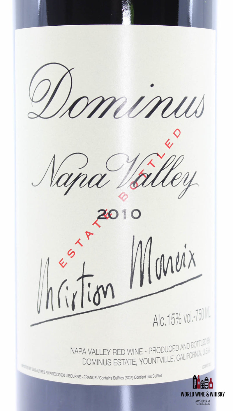 Dominus Estate 2010 - Napa Valley - Christian Moueix - 100 Parker Points - WORLD WINE WHISKY 