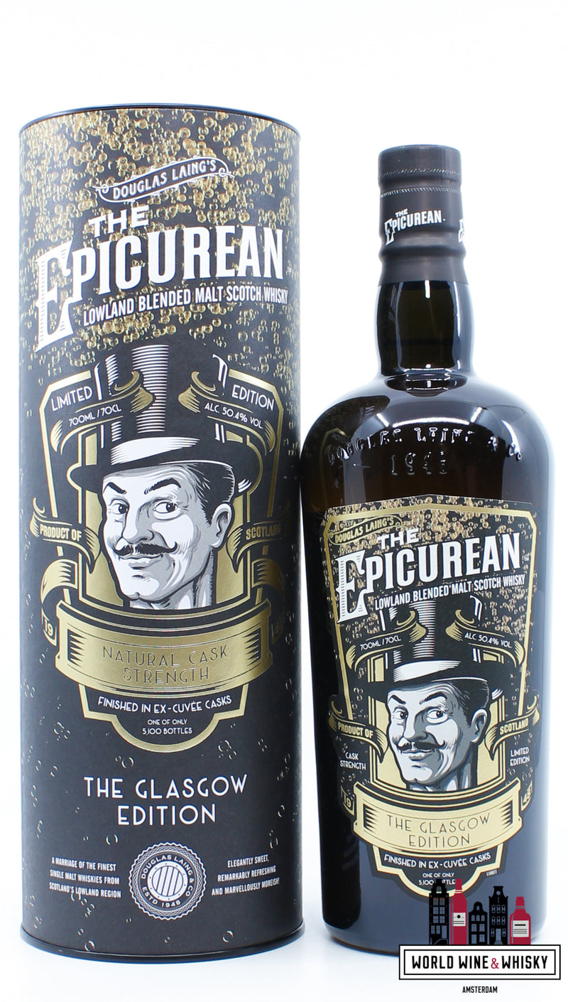 Douglas Laing 2023 - The Glasgow Edition - The Epicurean 50.4% (1 of 5100) - WORLD WINE WHISKY 