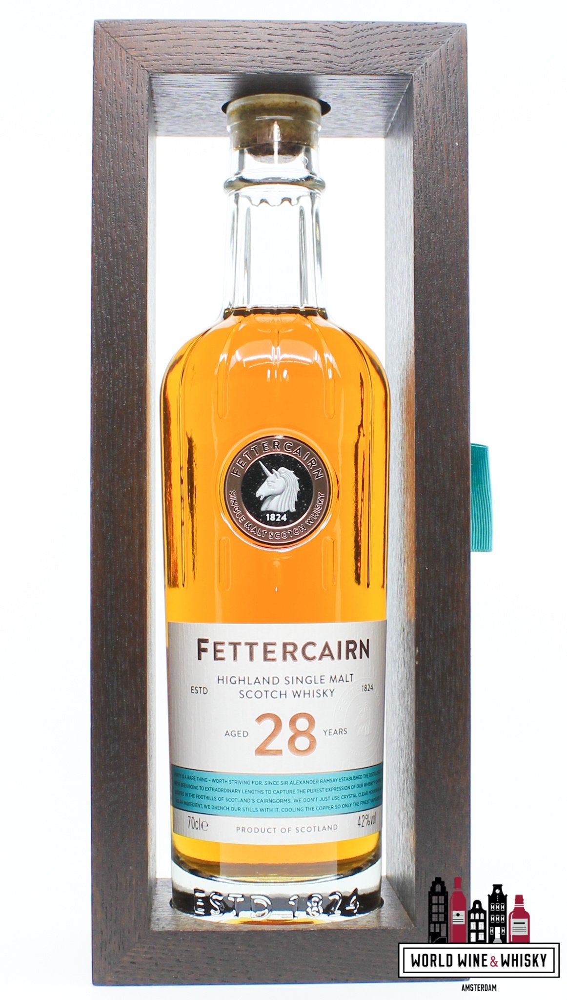 Fettercairn 28 Years Old 2018 - Highland Single Malt Scotch Whisky 42% - WORLD WINE WHISKY 