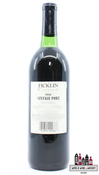 Ficklin 1986 - Vineyards Vintage Port - Special Bottling No. 7 - Bottled in 1988 18.1% - WORLD WINE WHISKY 