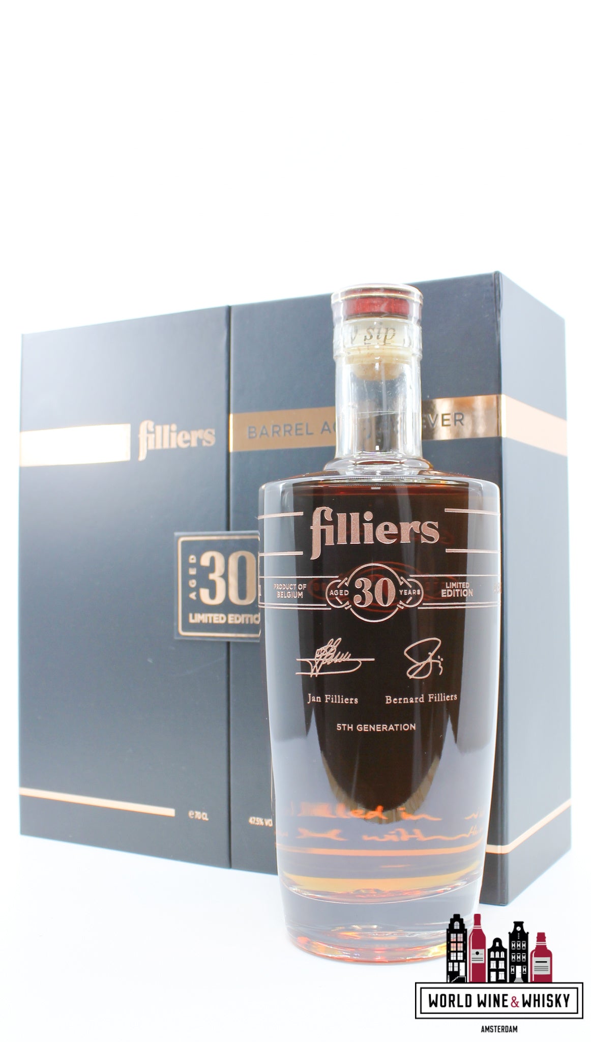 Filliers 30 Years Old 1991 2021 - Limited Edition - Barrel Aged Genever 47.5% (1 of 360) - WORLD WINE WHISKY 