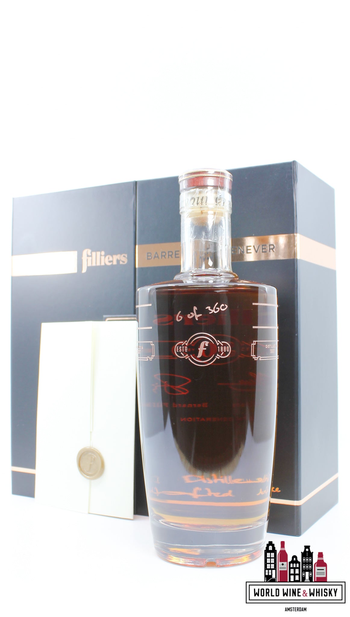 Filliers 30 Years Old 1991 2021 - Limited Edition - Barrel Aged Genever 47.5% (1 of 360) - WORLD WINE WHISKY 