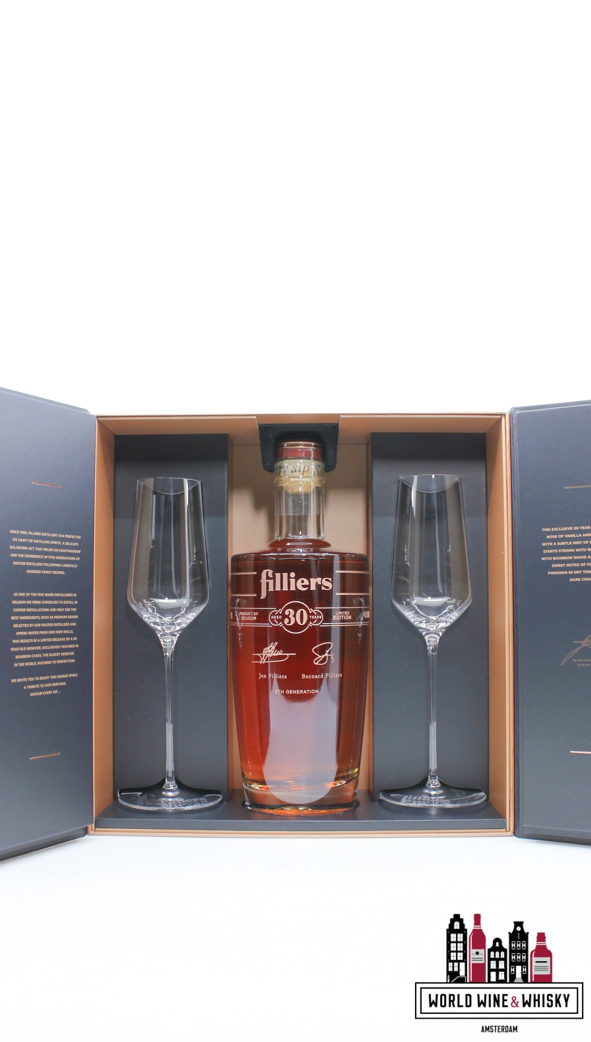 Filliers 30 Years Old 1991 2021 - Limited Edition - Barrel Aged Genever 47.5% (1 of 360) - WORLD WINE WHISKY 