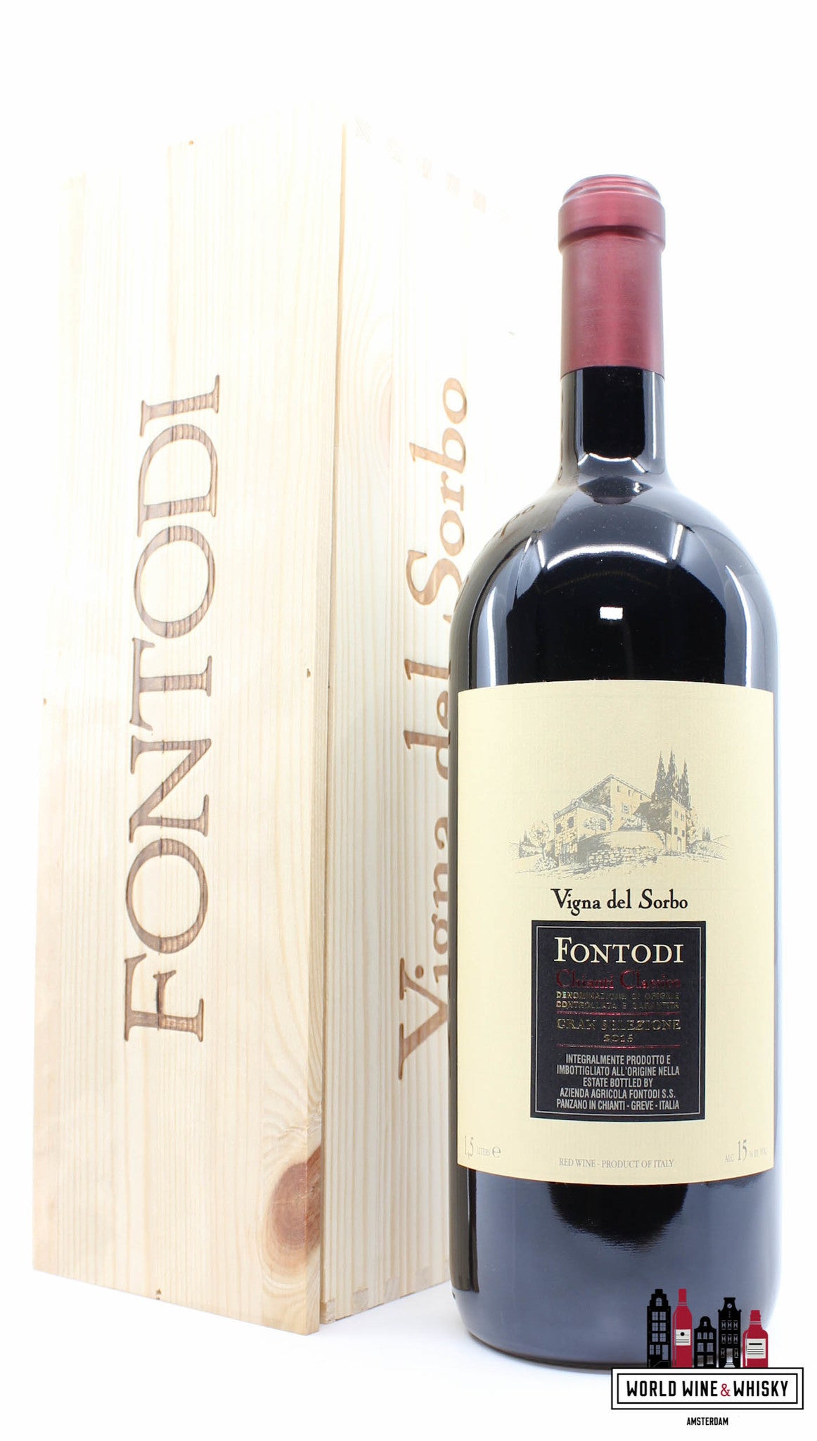 Fontodi Vigna del Sorbo - Chianti Classico Gran Selezione 2015 - Magnum (1,5 Liter) - WORLD WINE WHISKY 