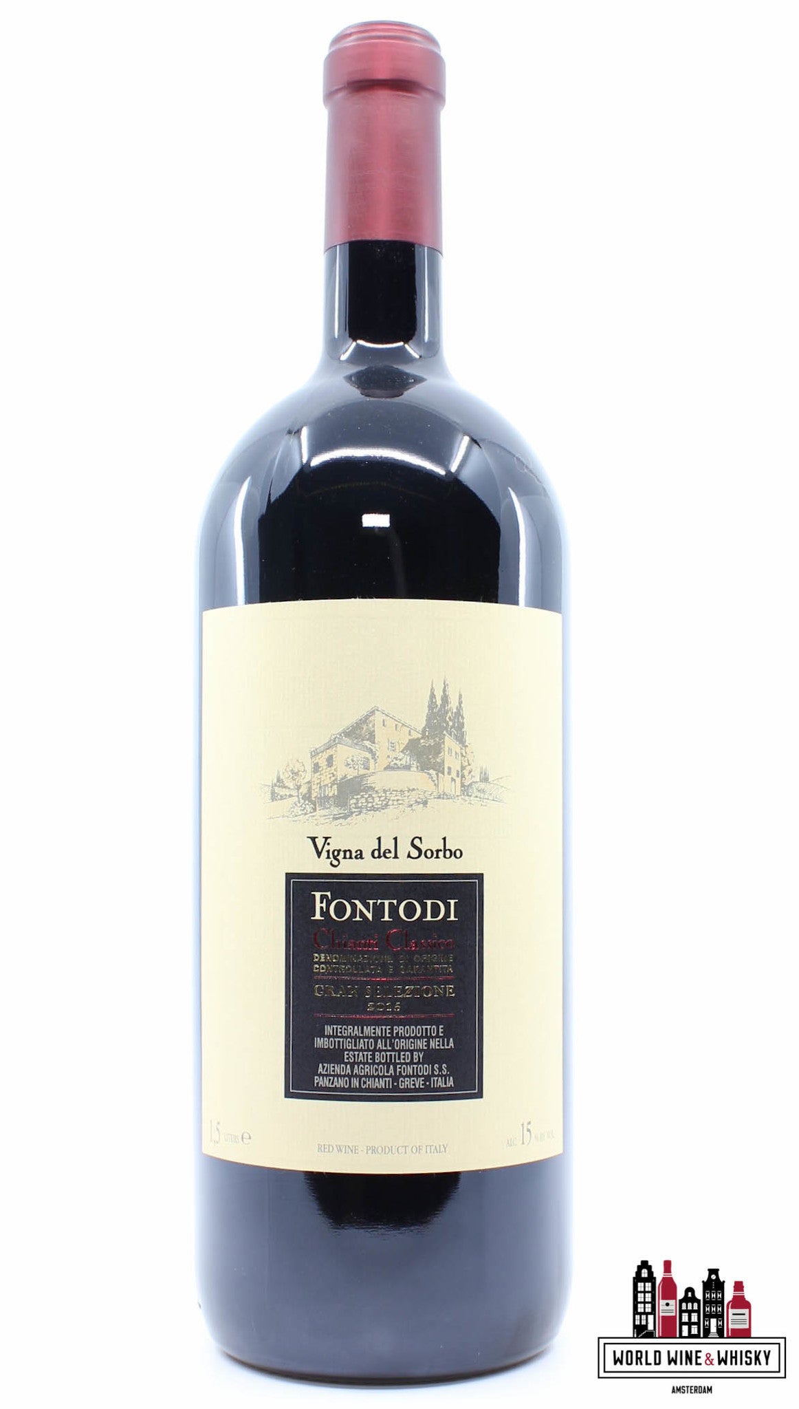 Fontodi Vigna del Sorbo - Chianti Classico Gran Selezione 2015 - Magnum (1,5 Liter) - WORLD WINE WHISKY 