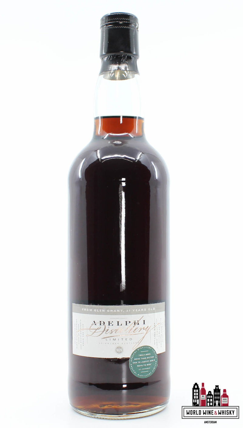 Glen Grant 31 Years Old 1970 2001 - Cask 1036 - Adelphi Limited 55.4% (1 of 485) - WORLD WINE WHISKY 