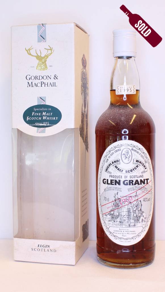 Glen Grant 35 Years Old 1960 1995 Licensed Bottling - Gordon & MacPhail 40% - WORLD WINE WHISKY 