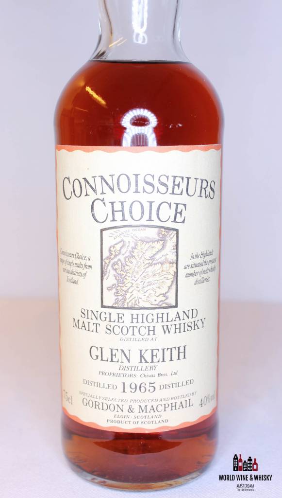 Glen Keith 1965 Connoisseurs Choice - Gordon & MacPhail 40% (750 ml) - WORLD WINE WHISKY 