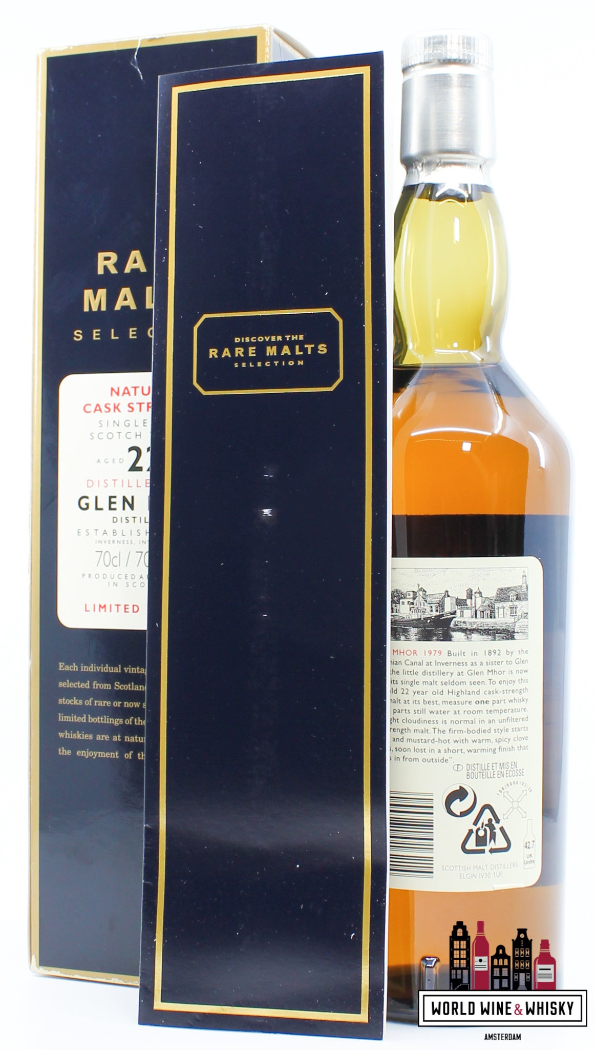 Glen Mhor 22 Years Old 1979 2001 Rare Malts Selection 61.0% (closed distillery) - WORLD WINE WHISKY 