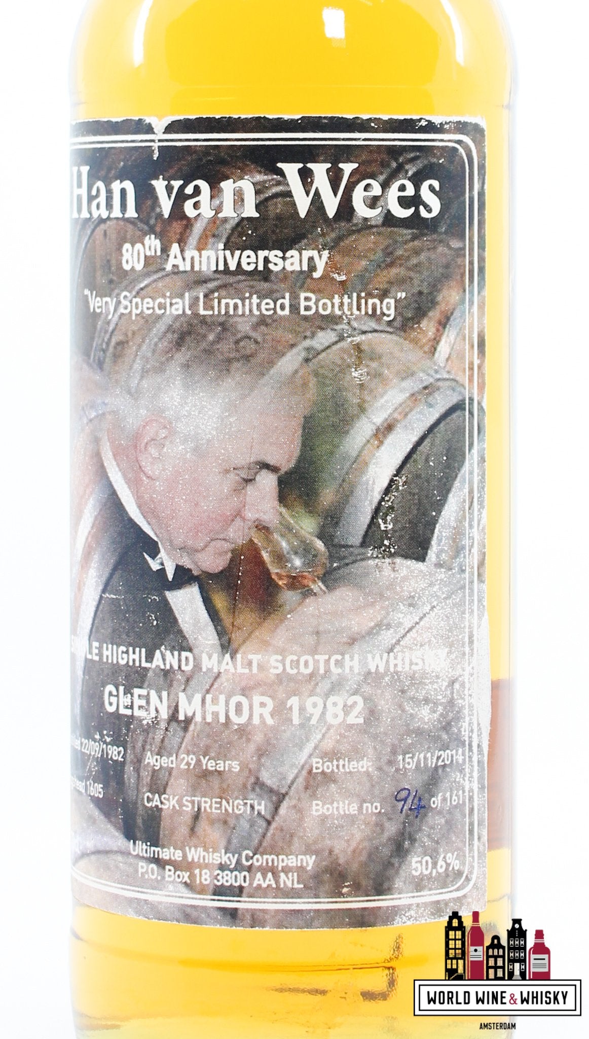Glen Mhor 29 Years Old 1982 2011 - Han van Wees 80th Anniversary - Cask 1605 50.6% (1 of 161) - WORLD WINE WHISKY 