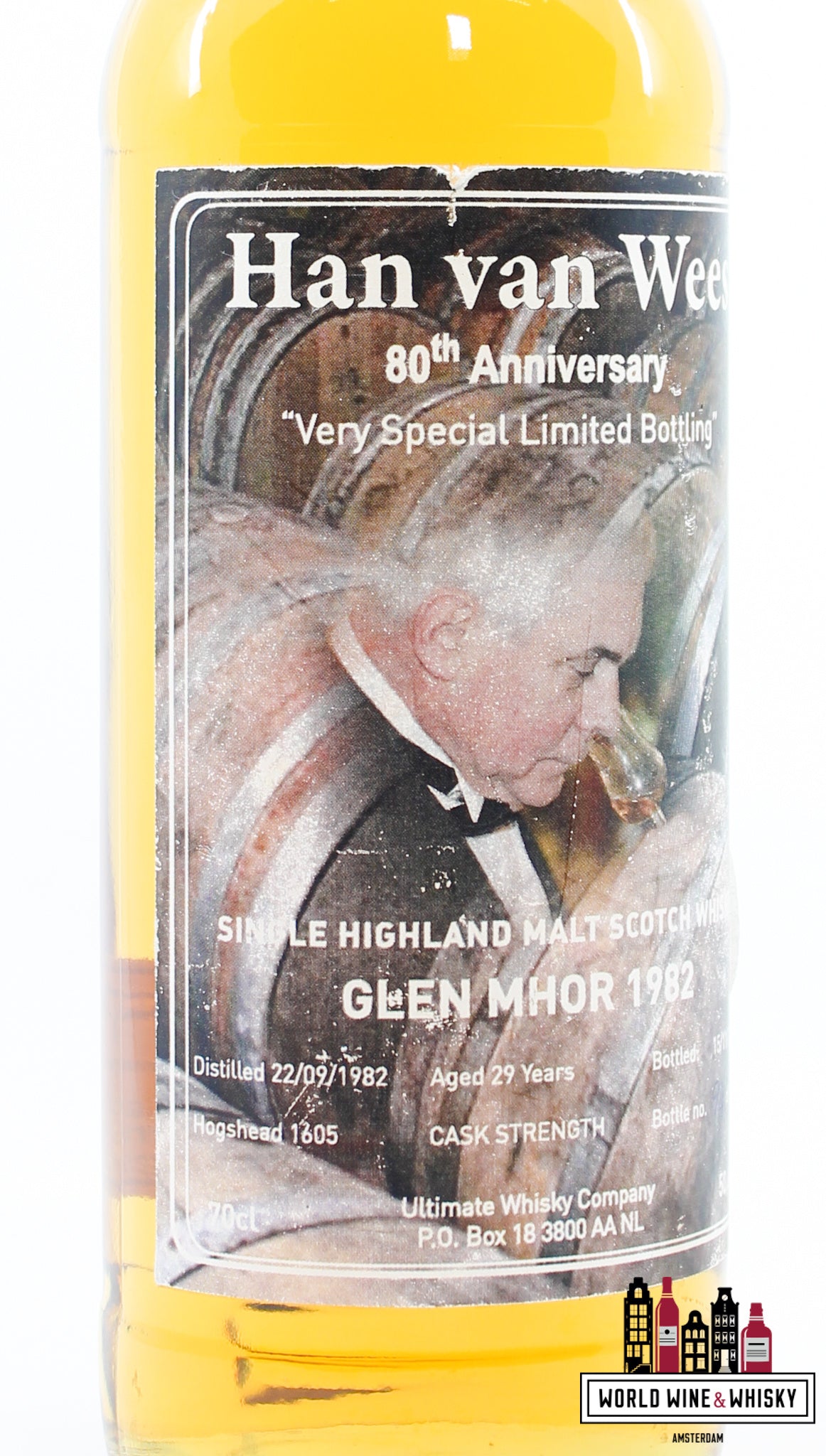 Glen Mhor 29 Years Old 1982 2011 - Han van Wees 80th Anniversary - Cask 1605 50.6% (1 of 161) - WORLD WINE WHISKY 
