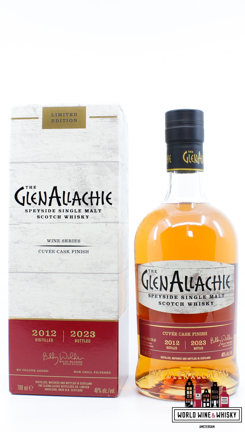 Glenallachie 10 Years Old 2012 2023 - Wine Series - Cuvée Cask Finish 48% - WORLD WINE WHISKY 