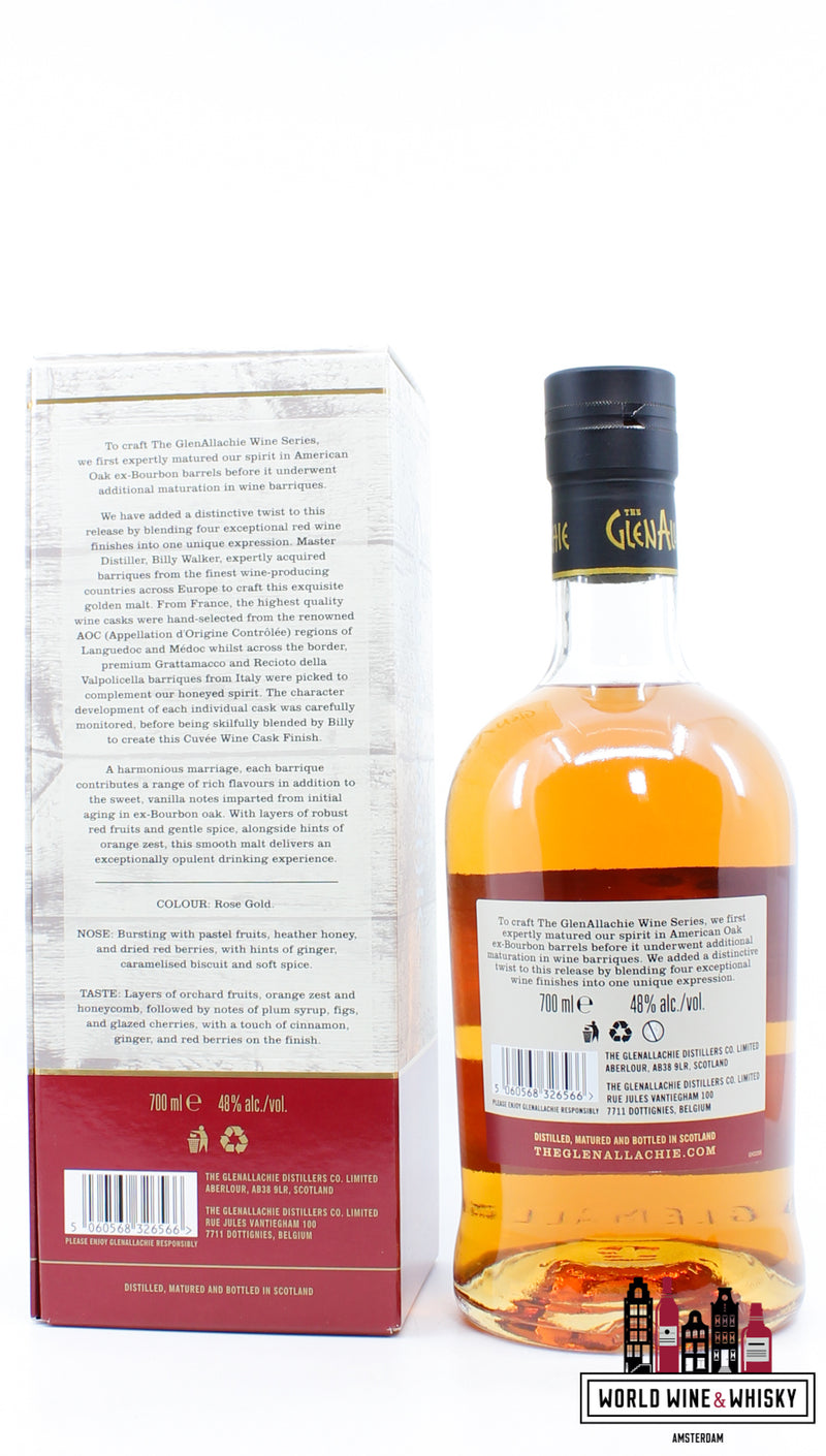 Glenallachie 10 Years Old 2012 2023 - Wine Series - Cuvée Cask Finish 48% - WORLD WINE WHISKY 