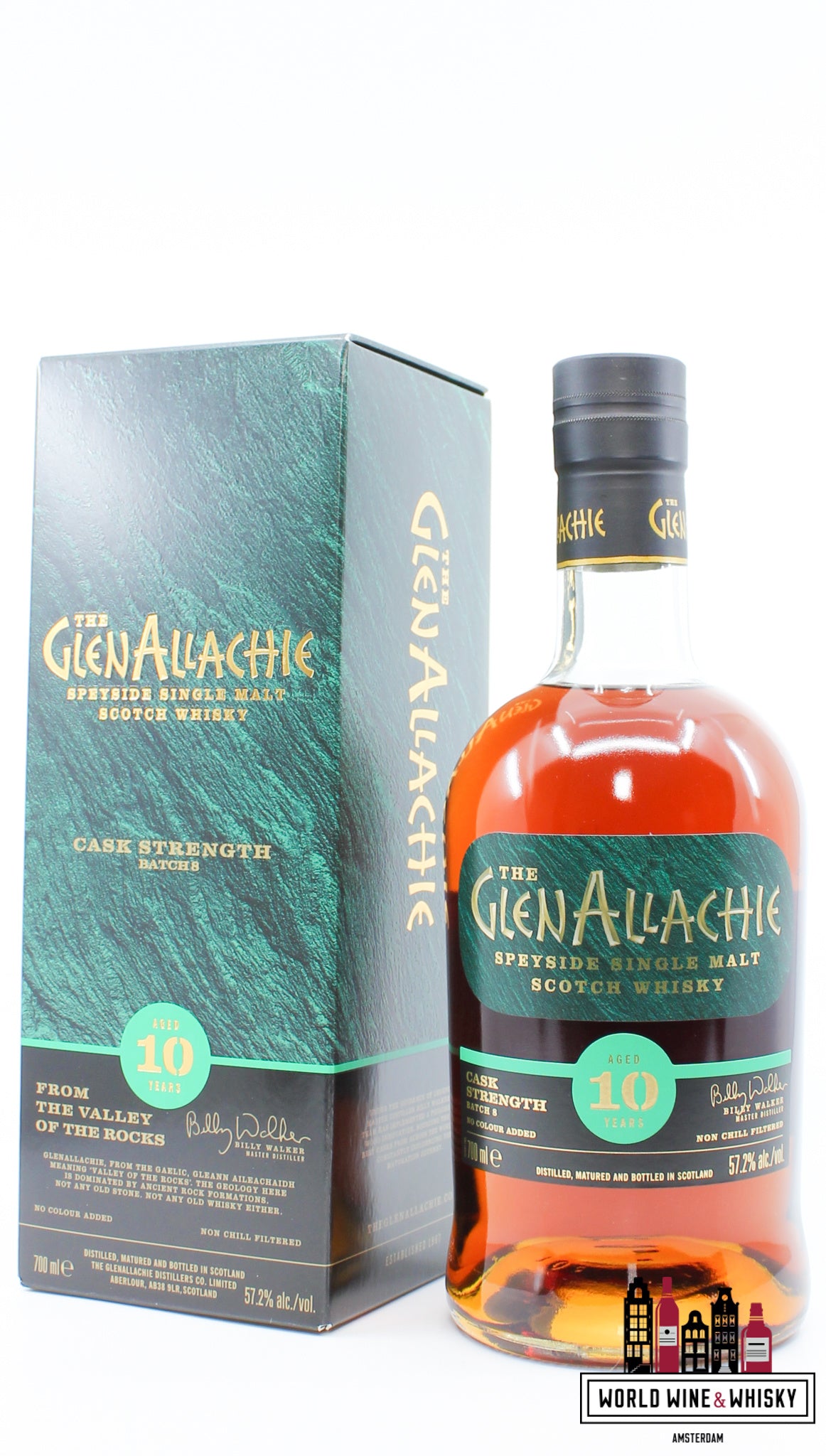 Glenallachie 10 Years Old 2022 - Cask Strength - Batch 8 57.2% - WORLD WINE WHISKY 