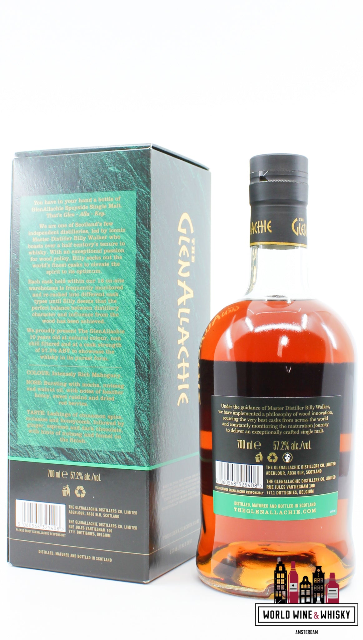 Glenallachie 10 Years Old 2022 - Cask Strength - Batch 8 57.2% - WORLD WINE WHISKY 