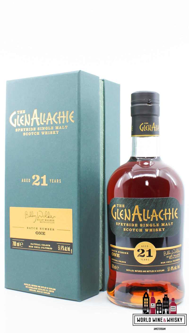 Glenallachie 21 Years Old 2020 - Batch Number One 51.4% (1 of 1600) - WORLD WINE WHISKY 
