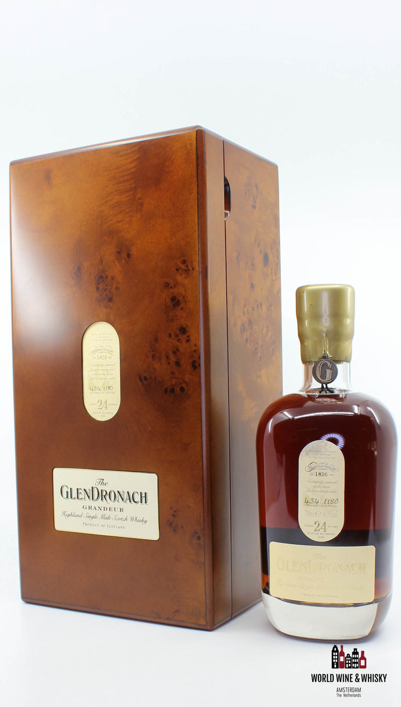 Glendronach 24 Years Old 1990 2014 Grandeur Batch 006 48.9% - WORLD WINE WHISKY 