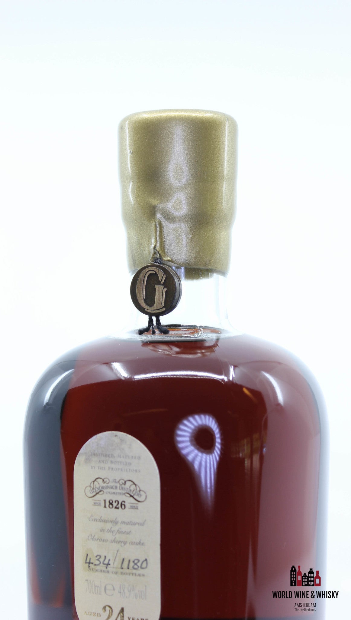 Glendronach 24 Years Old 1990 2014 Grandeur Batch 006 48.9% - WORLD WINE WHISKY 