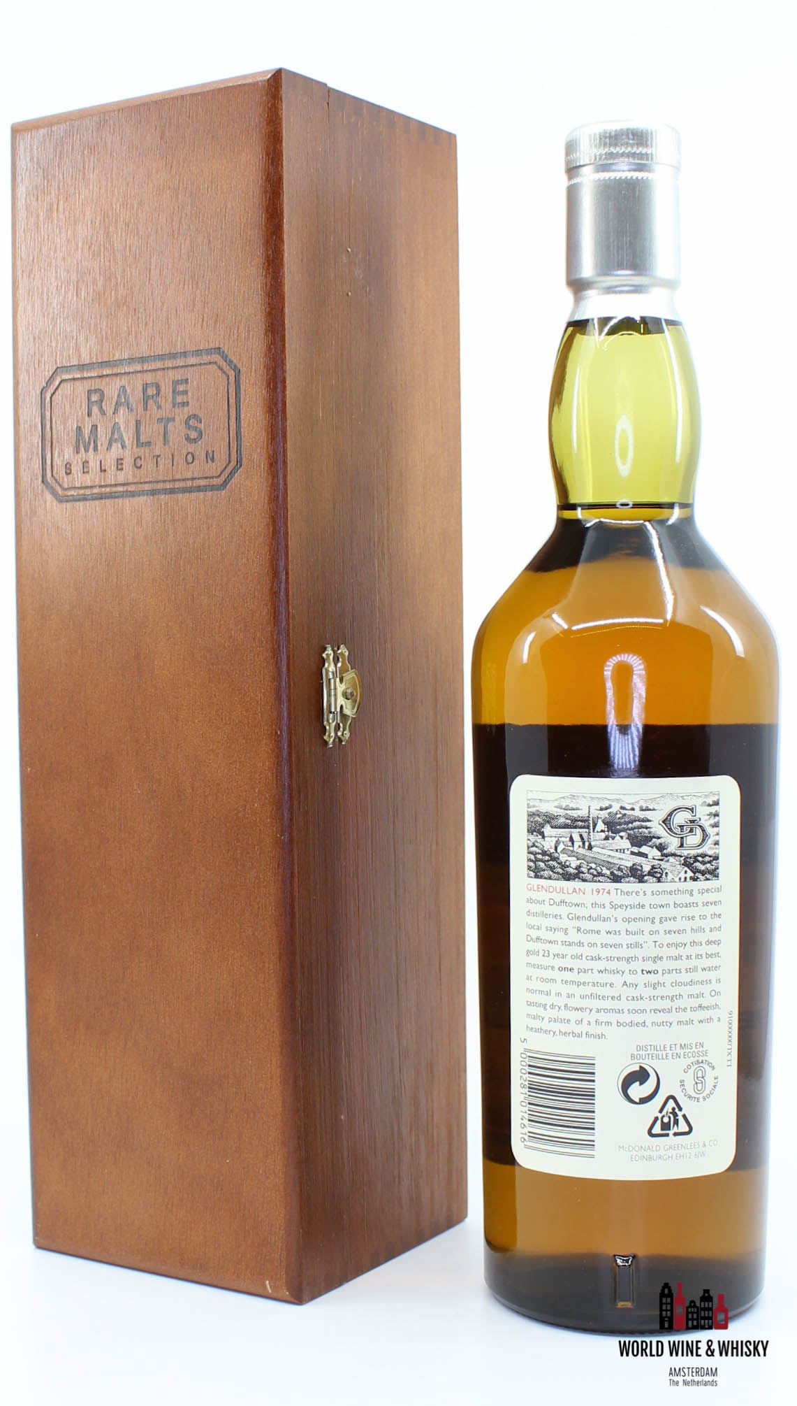 Glendullan 23 Years Old 1974 1998 Rare Malts Selection 63.1% (in wooden box) - WORLD WINE WHISKY 
