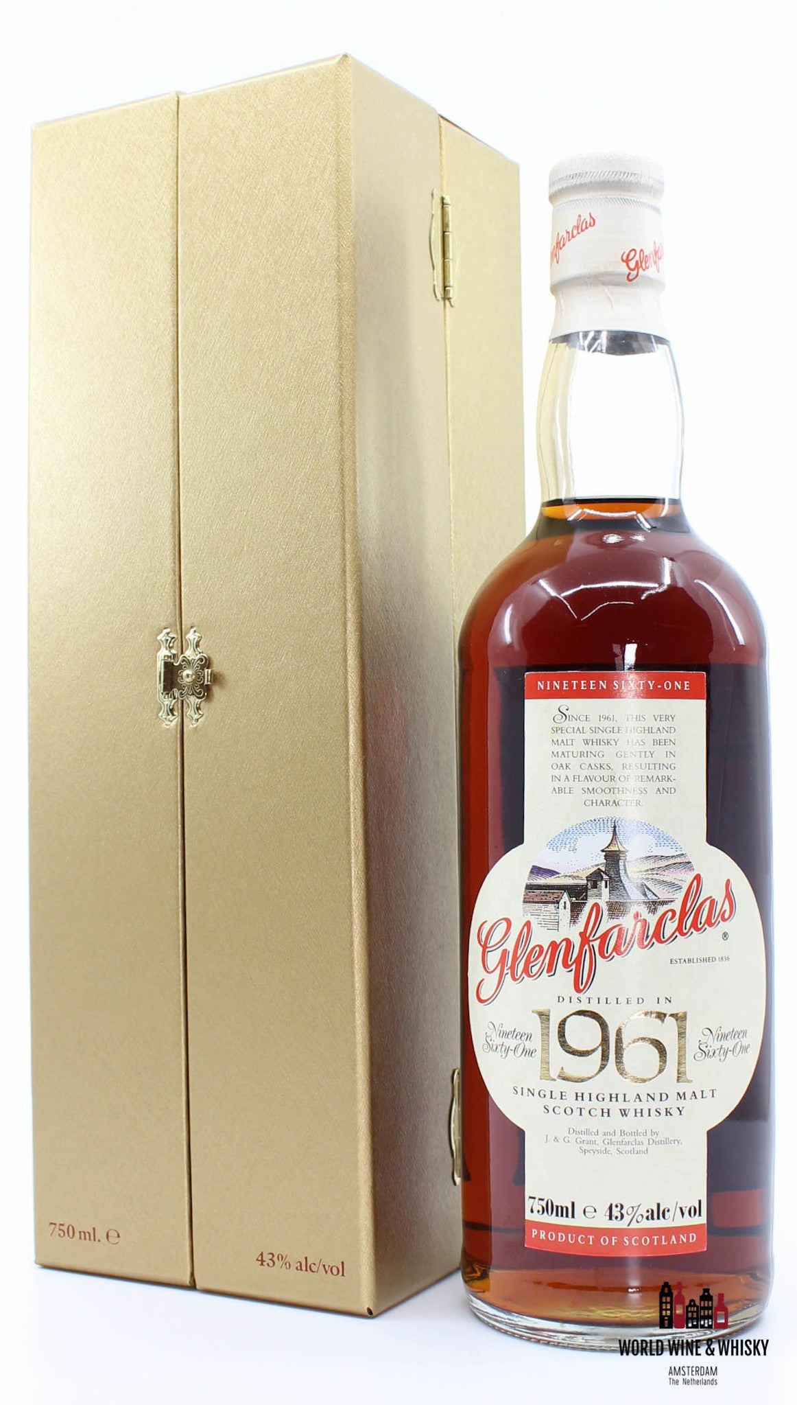 Glenfarclas 1961 (Nineteen Sixty-One Edition) Limited Edition 43% 750 ml - WORLD WINE WHISKY 
