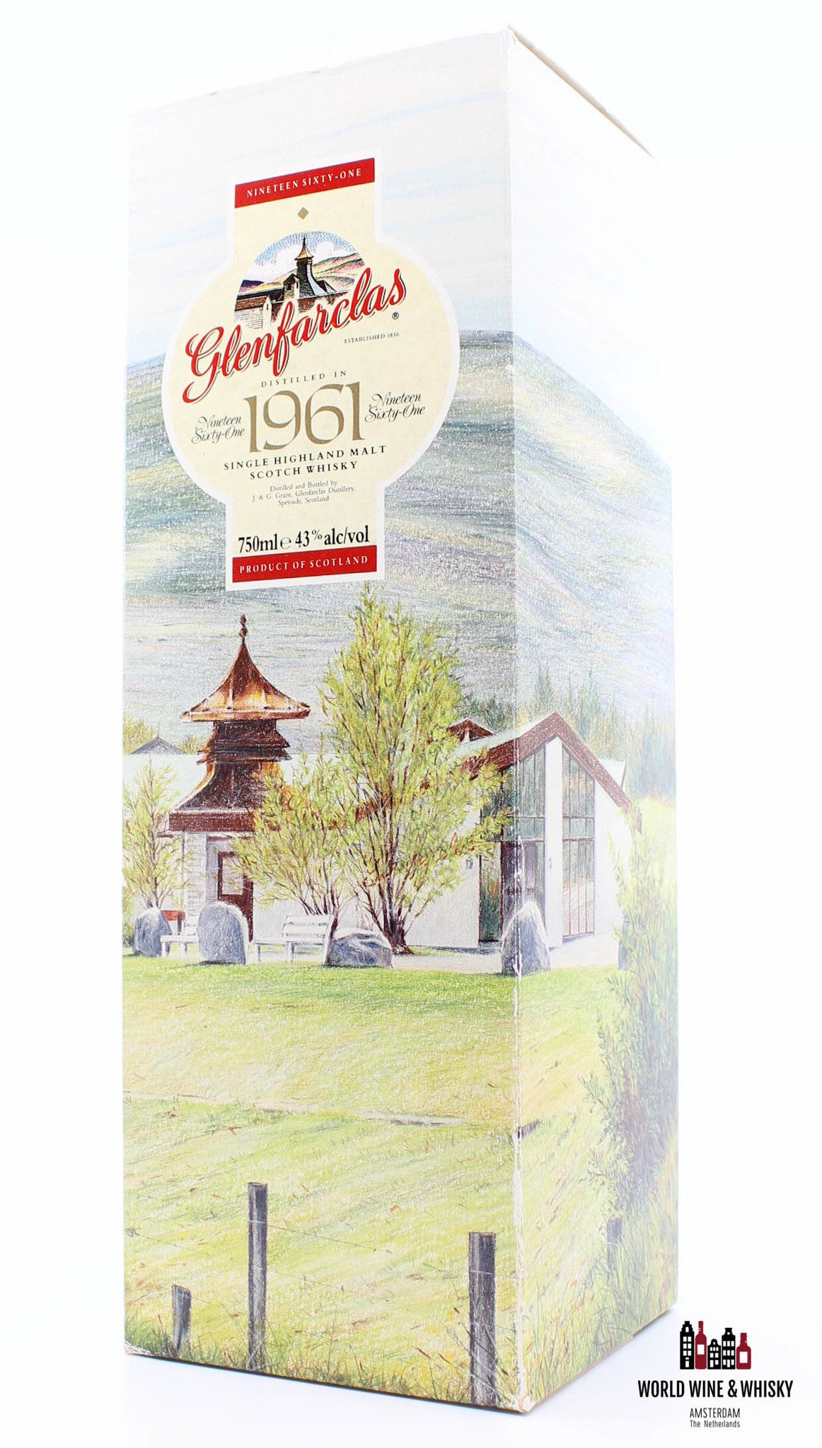 Glenfarclas 1961 (Nineteen Sixty-One Edition) Limited Edition 43% 750 ml - WORLD WINE WHISKY 