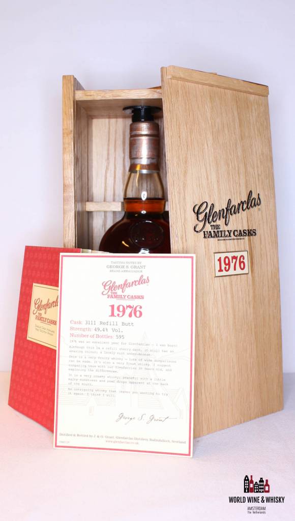 Glenfarclas 30 Years Old 1976 2007  Cask 3111 - The Family Casks 49.4% - WORLD WINE WHISKY 