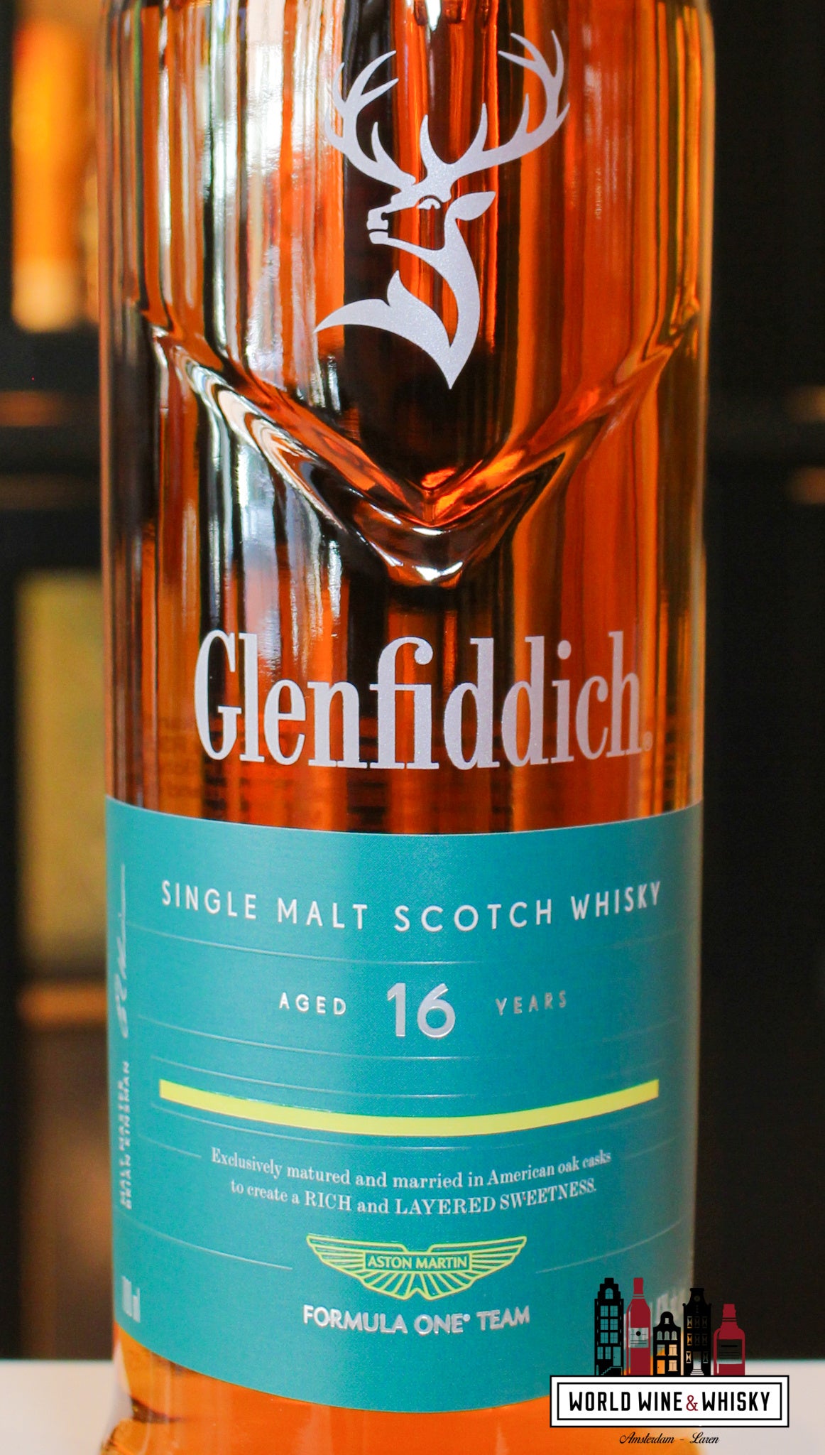 Glenfiddich 16 Years Old 2025 - Aston Martin Formula One Team 43% - WORLD WINE WHISKY 