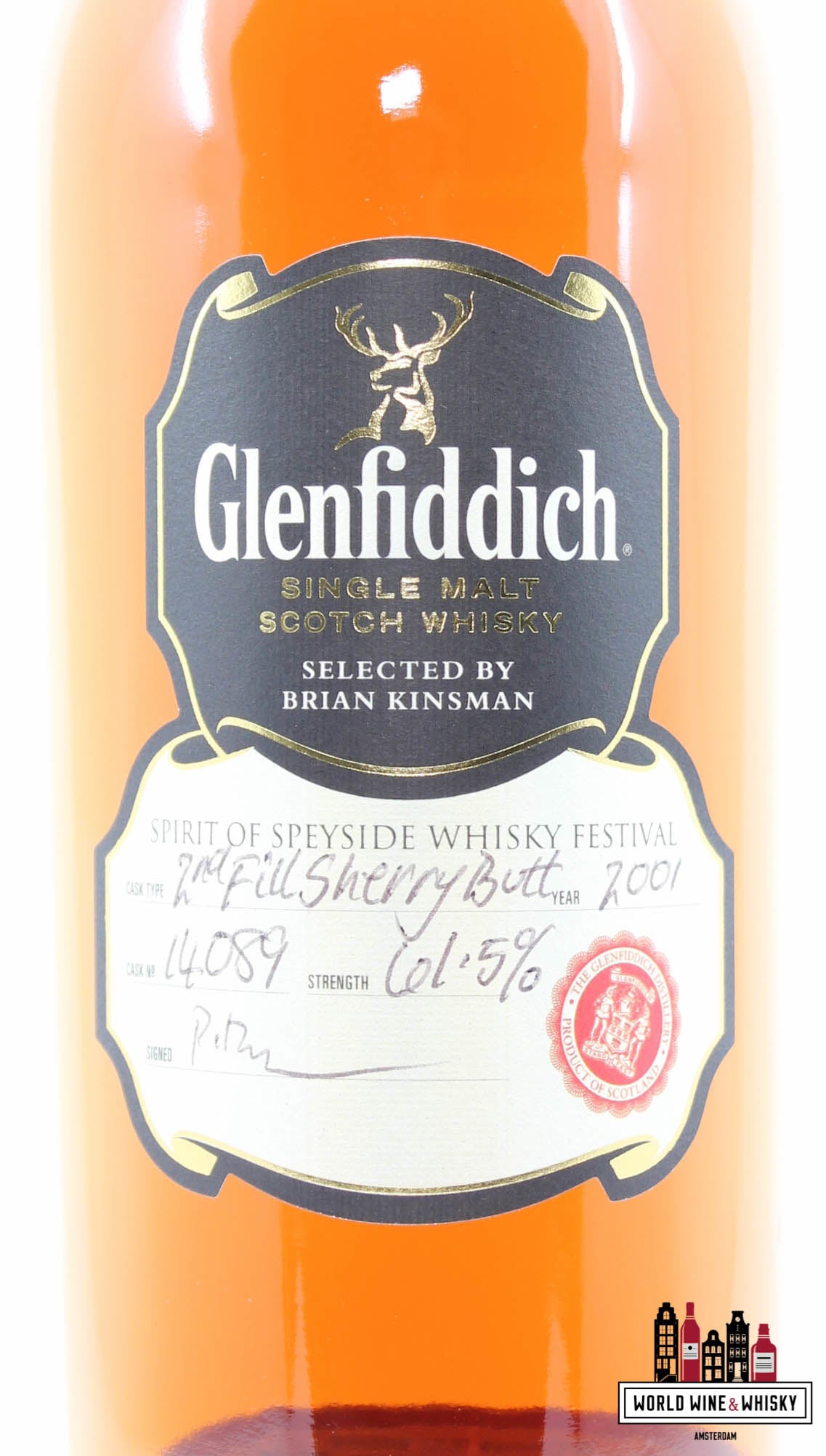 Glenfiddich 2001 2016 - Spirit of Speyside Whisky Festival - Cask 14089 61.5% (1 of 620) - WORLD WINE WHISKY 