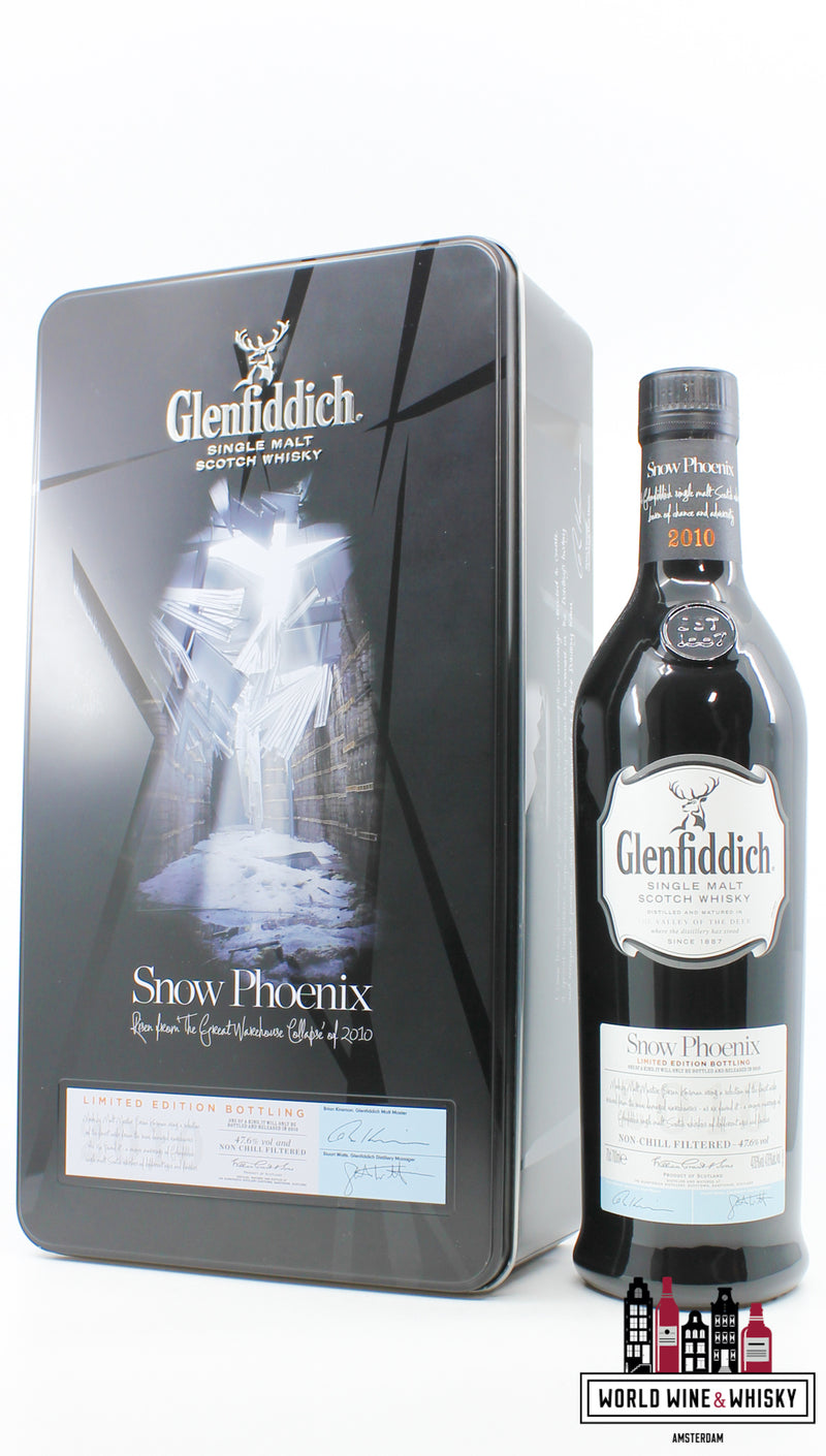 Glenfiddich 2010 - Snow Phoenix - Limited Edition Bottling 47.6% (1 of 12.000) - WORLD WINE WHISKY 