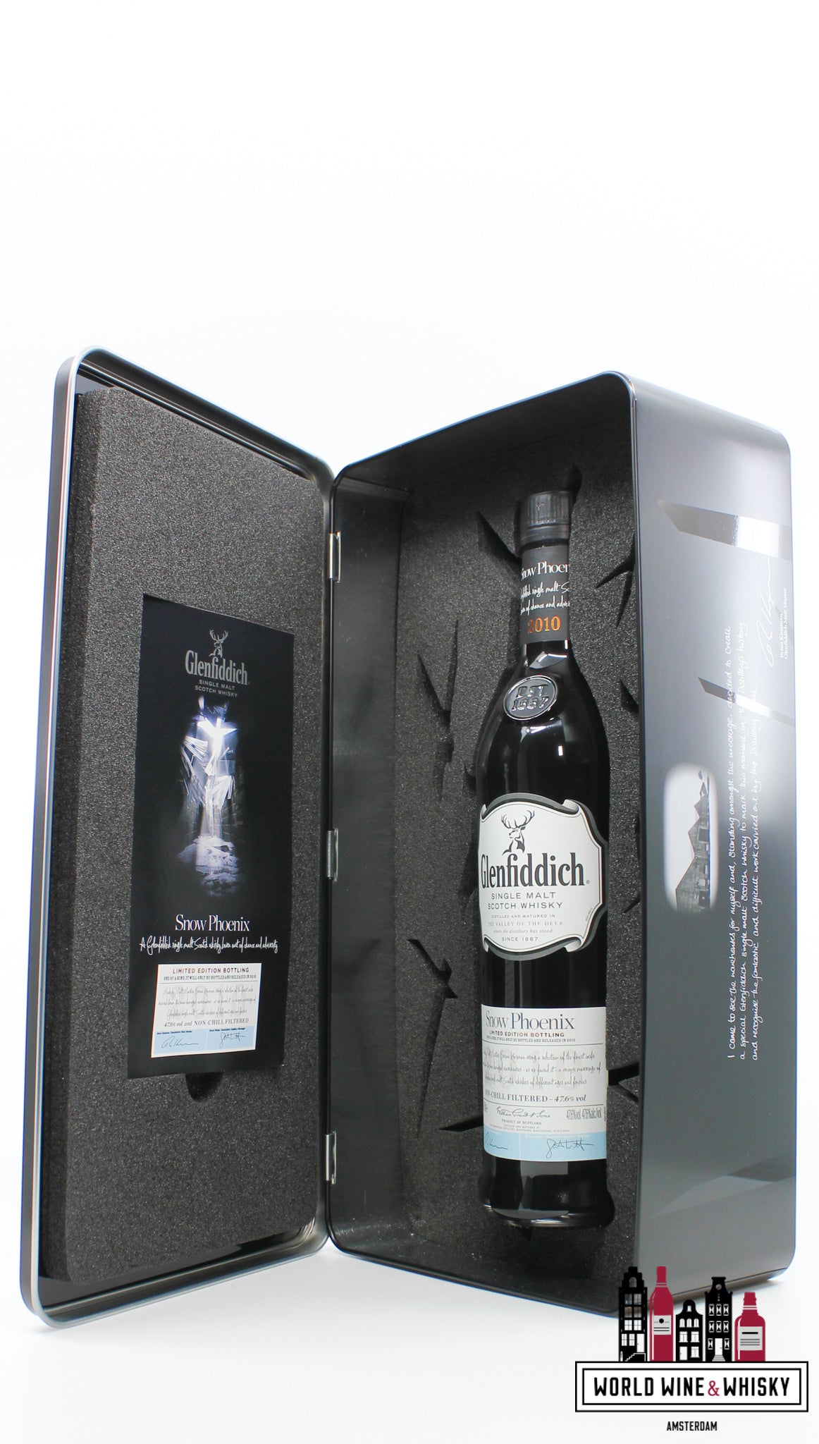 Glenfiddich 2010 - Snow Phoenix - Limited Edition Bottling 47.6% (1 of 12.000) - WORLD WINE WHISKY 