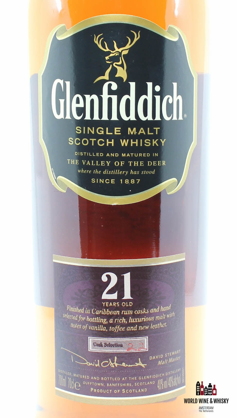 Glenfiddich 21 Years Old - Caribbean Rum - Cask Selection 22 40% 700ml - WORLD WINE WHISKY 