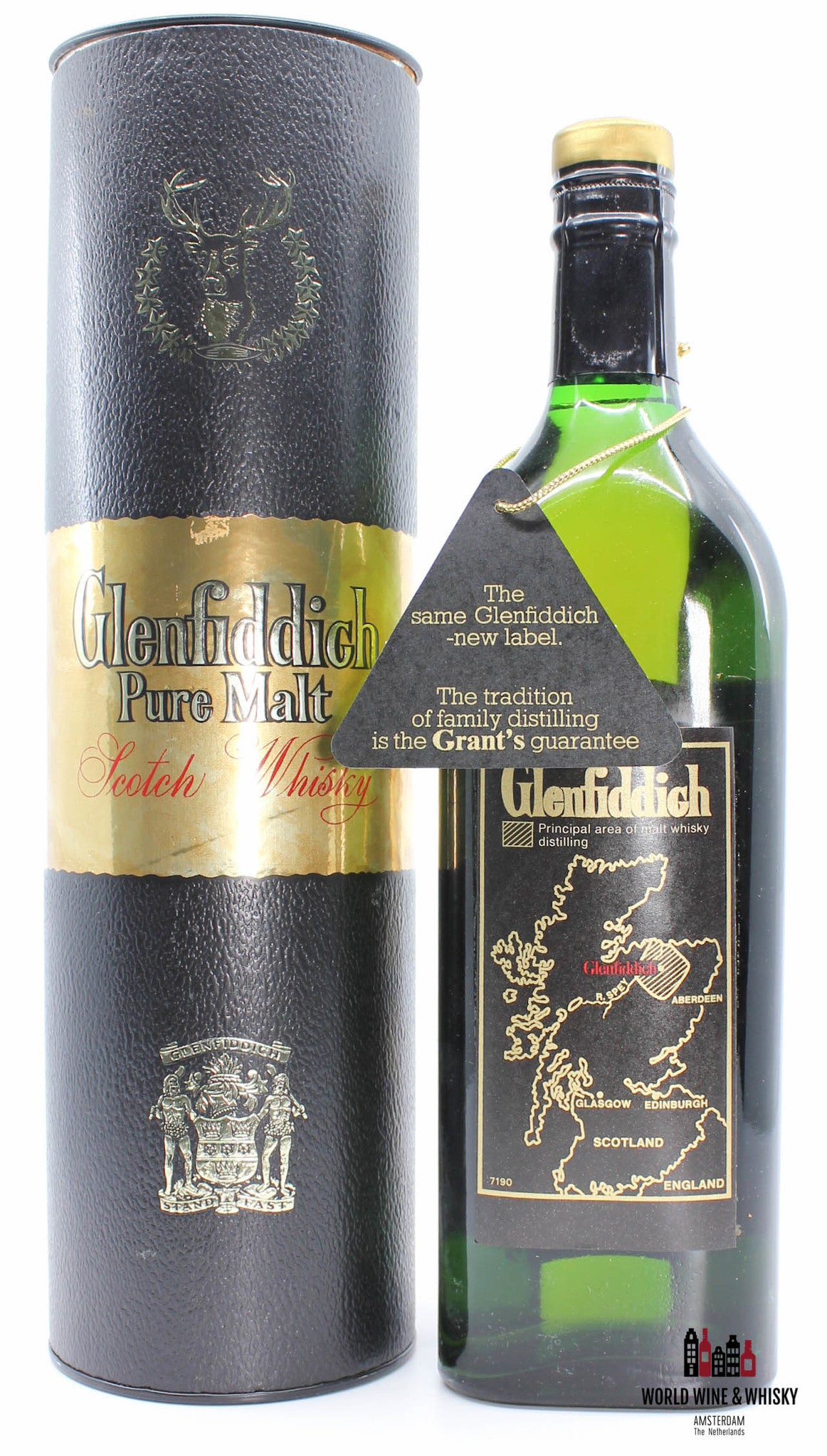 Glenfiddich 8 Years Old Pure Malt 43% 750ml (bottled in the 70s