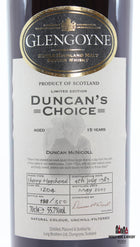 Glengoyne 15 Years Old 1989 2005 Duncan's Choice - Cask 1204 55.7% - WORLD WINE WHISKY 