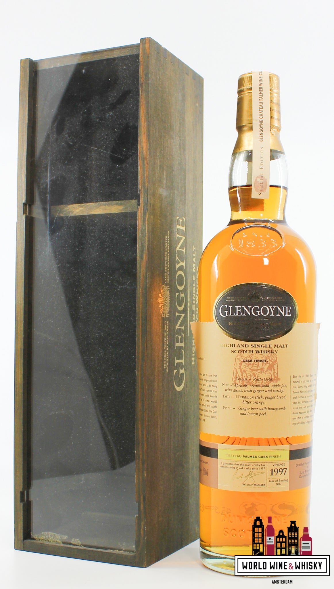 Glengoyne 1997 2012 - Chateau Palmer Cask Finish 45.3% (1 of 2600) - WORLD WINE WHISKY 