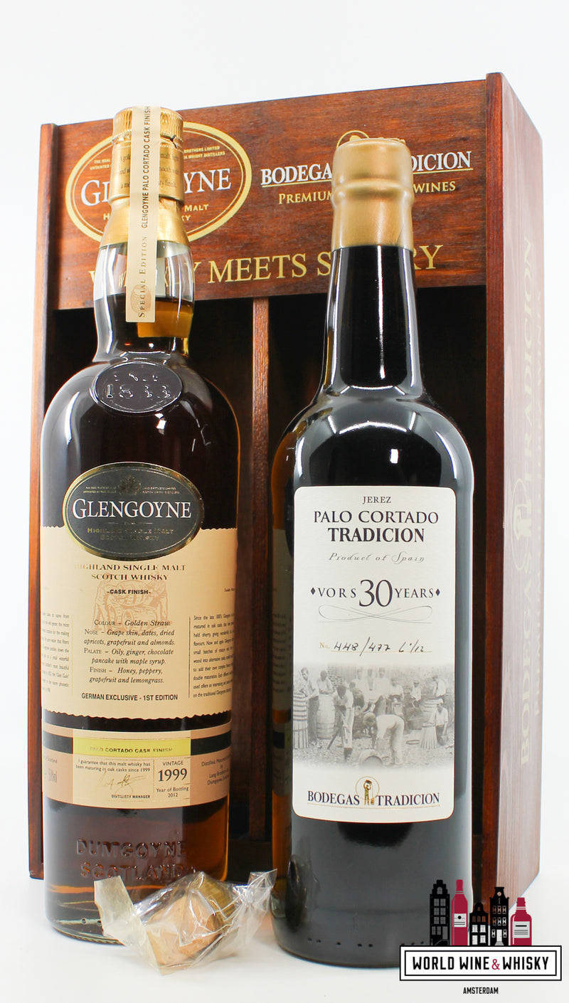 Glengoyne 1999 2012 - Palo Cortado Cask Finish - German Exclusive - 1st Edition 53.8% (1 of 477) - WORLD WINE WHISKY 