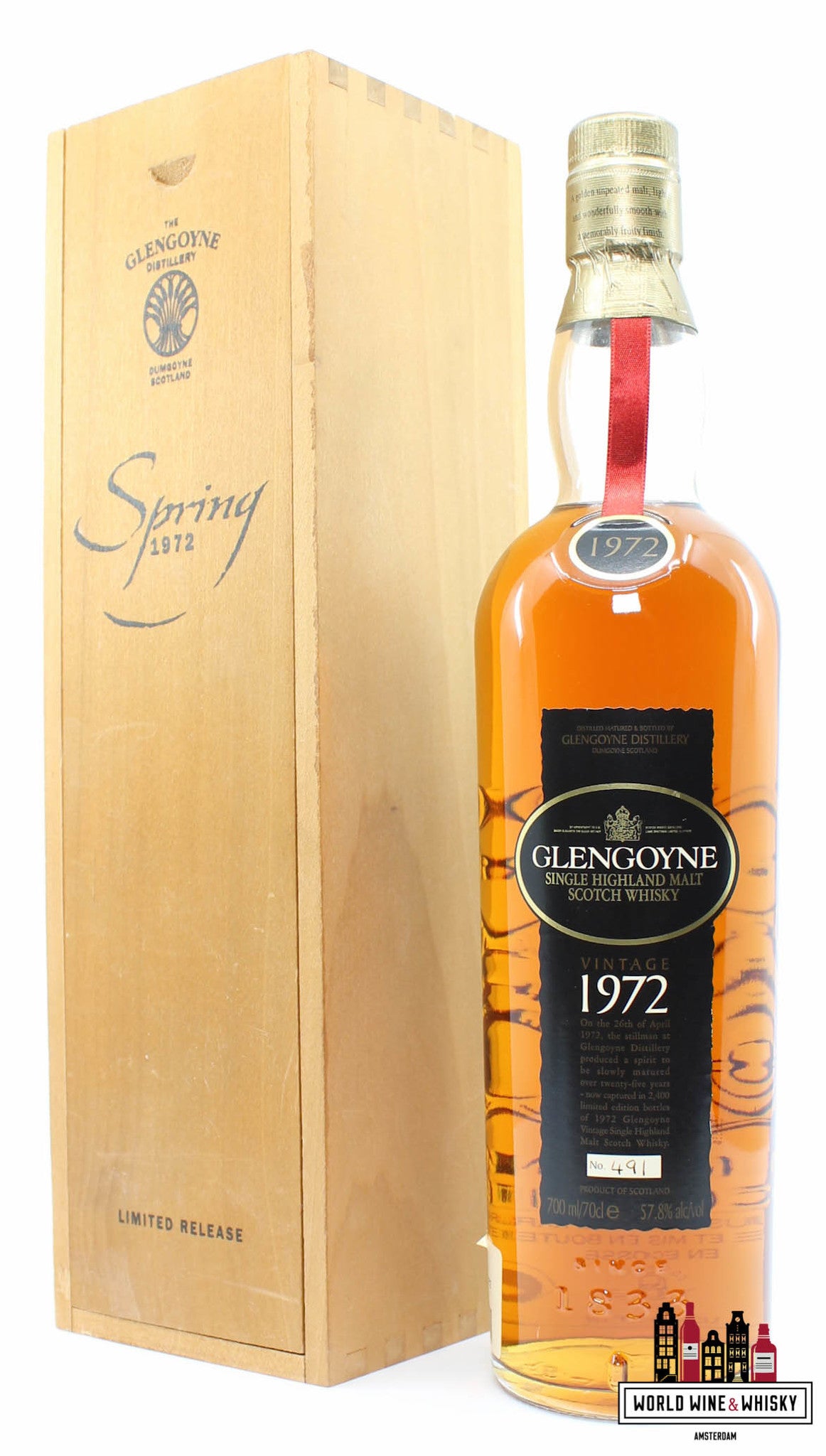 Glengoyne 25 Years Old 1972 1997 - Vintage - Cask 1478-1485 57.8% (1 of 2400) - WORLD WINE WHISKY 