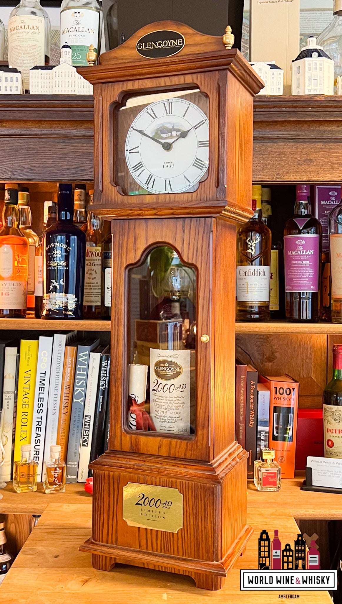 Glengoyne 30 Years Old 1969 1999 - 2000 AD Clock Edition Millennium 51.3% (1 of 2000) - WORLD WINE WHISKY 