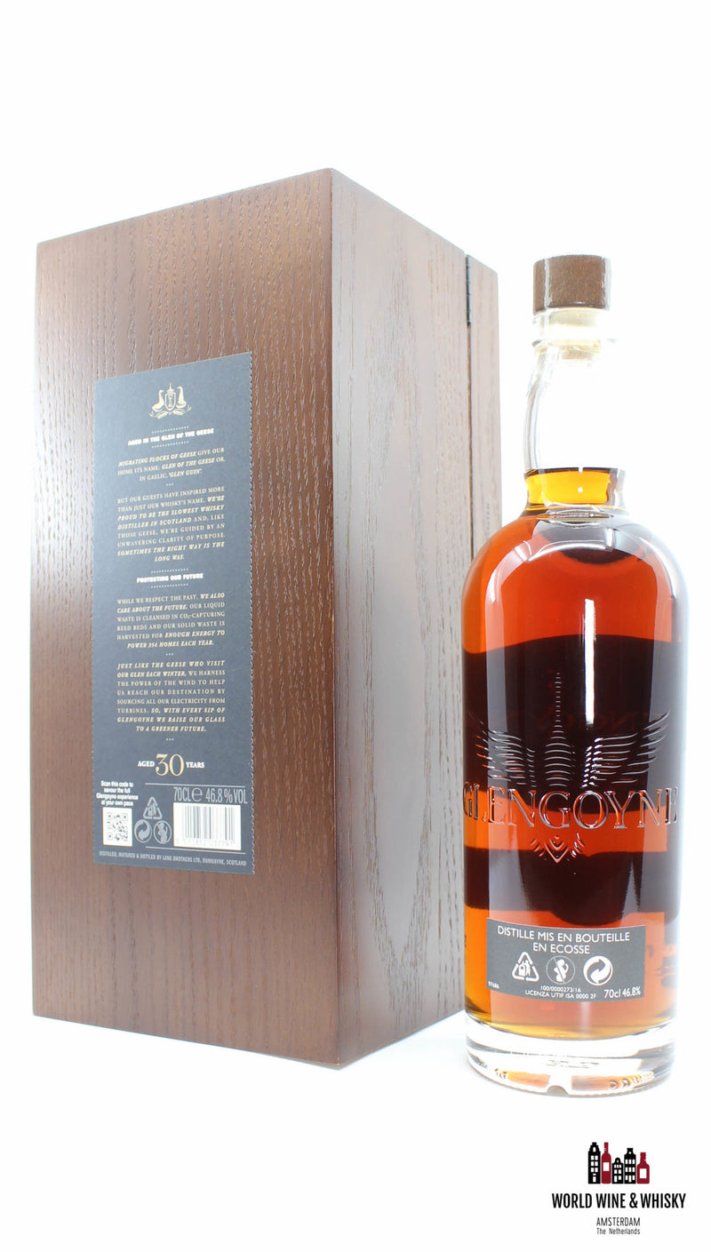 Glengoyne 30 Years Old 2020 - Limited Release - Unhurried Since 1833 46.8% (1 of 5200) - WORLD WINE WHISKY 