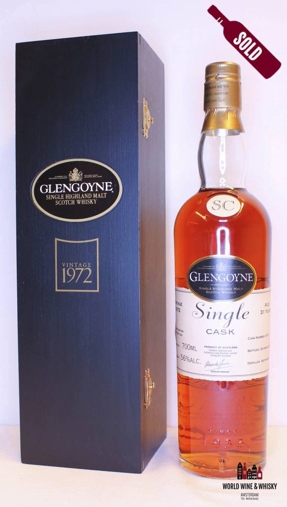 Glengoyne 31 Years Old 1972 2003 Single Cask 2970 56% - WORLD WINE WHISKY 