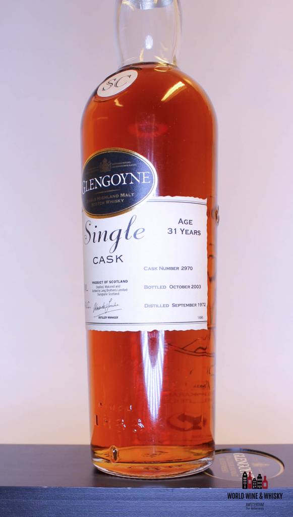 Glengoyne 31 Years Old 1972 2003 Single Cask 2970 56% - WORLD WINE WHISKY 