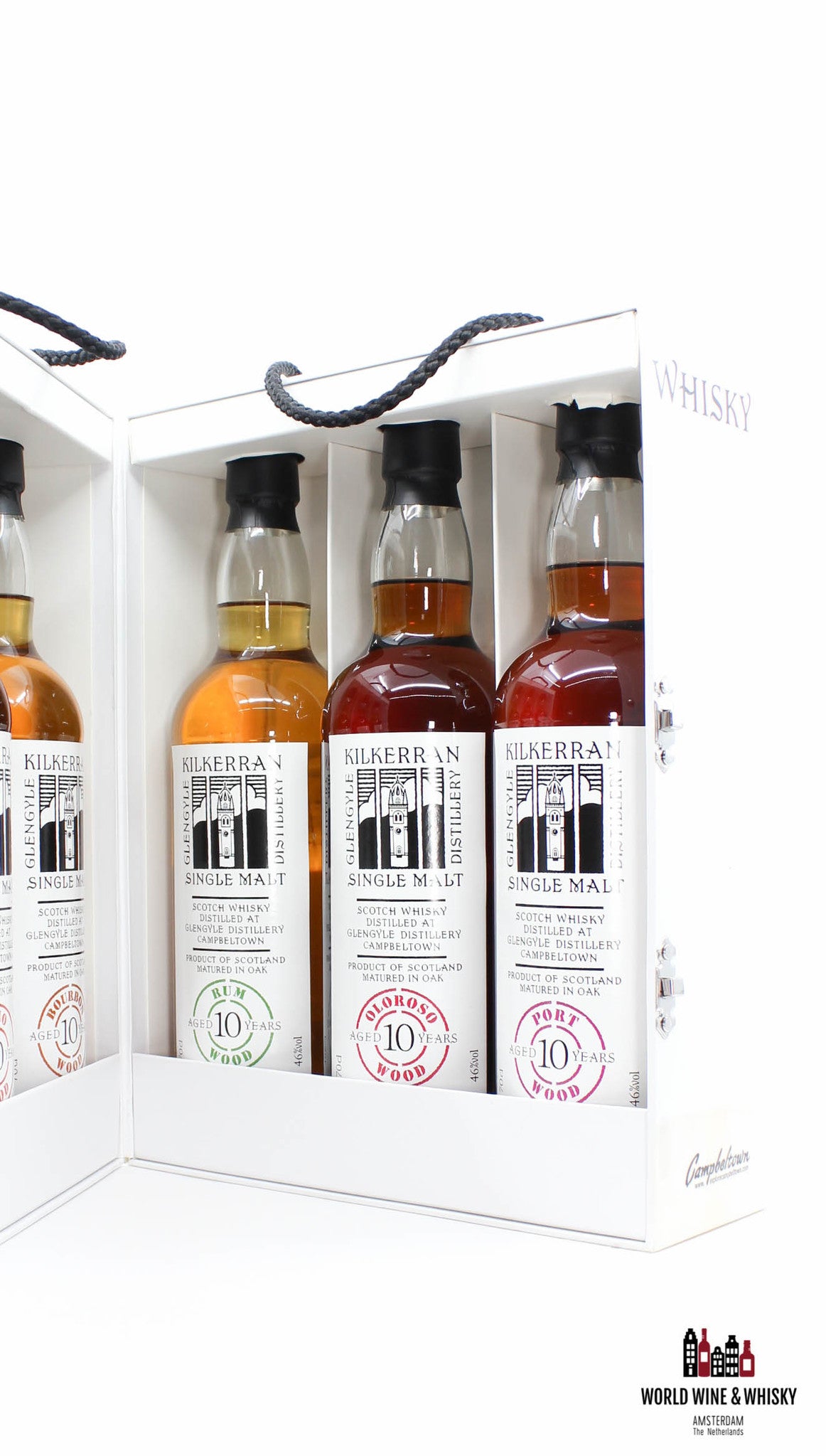 Glengyle Kilkerran 10 Years Old 2004 2014 First Six Cask Selection Set 46% - WORLD WINE WHISKY 