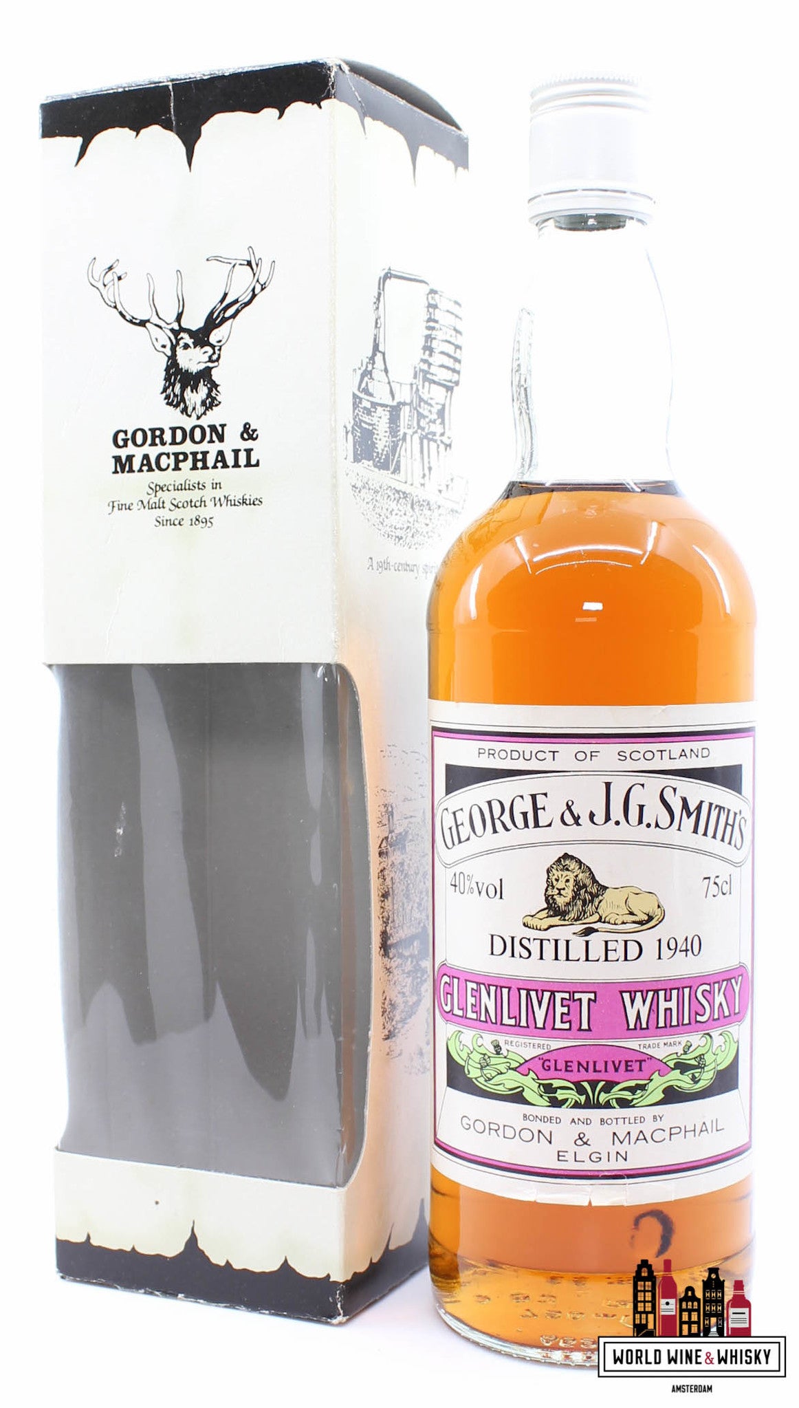 Glenlivet 1940 George & J.G. Smith's - Gordon & MacPhail 40% 750ml - WORLD WINE WHISKY 